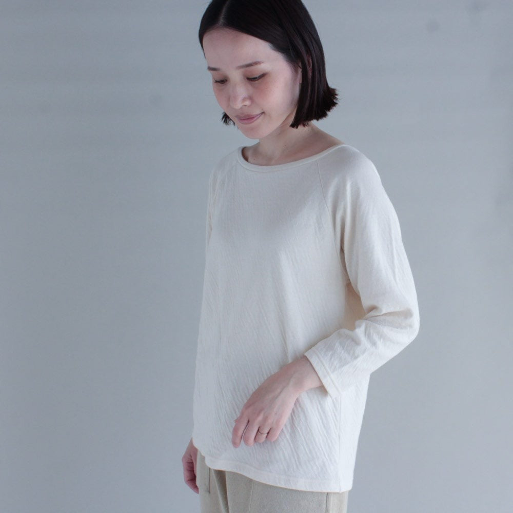 7分丈ラグランTシャツ/オーガニックコットン