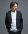超軽量 PE タイプライター ノーカラージャケット【FLAT】