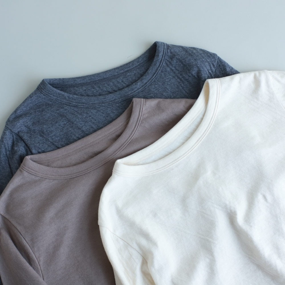 長袖Tシャツ／オーガニックコットン