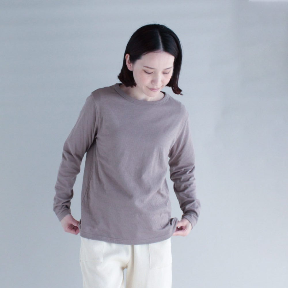 長袖Tシャツ／オーガニックコットン